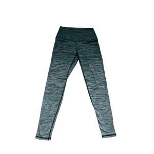 Aerie Chill Play Move High Waisted Space Dye Leggings Teal Green Gray Small